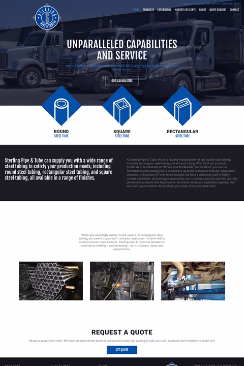 Sterling-Pipe-Tube Homepage 1440px