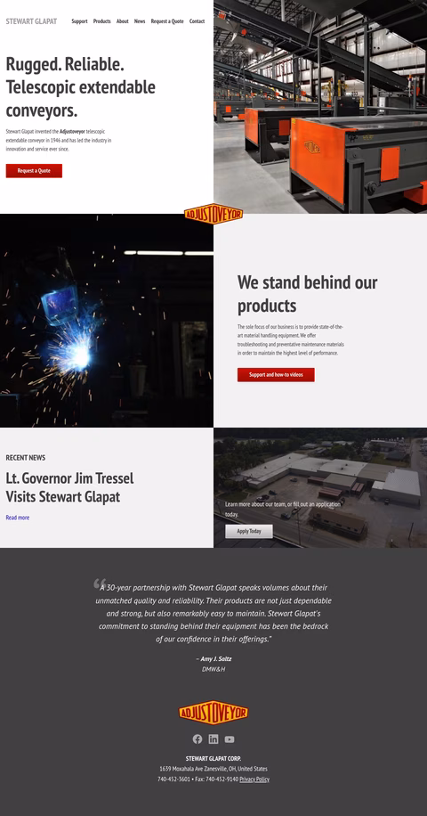 Stewart-Glapat Homepage 1440px