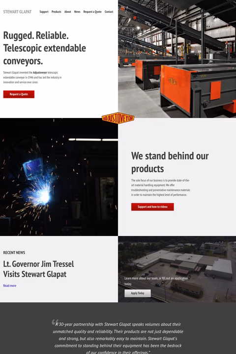 Stewart-Glapat Homepage 1440px