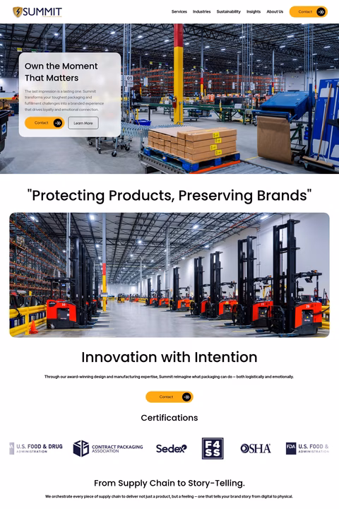 Summit-Packaging-Solutions Homepage 1440px