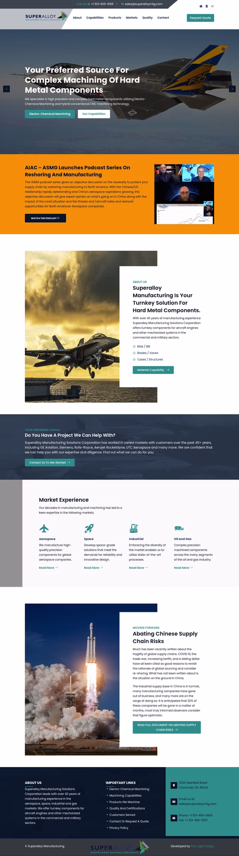 Superalloy-Manufacturing-Solutions Homepage 1440px