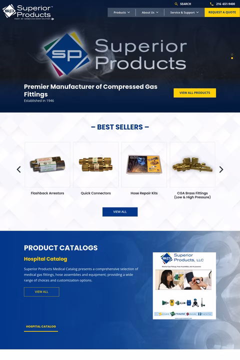 Superior-Products Homepage 1440px