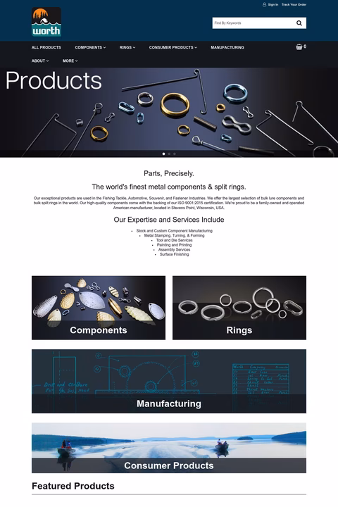 Worth Company Homepage 1440px