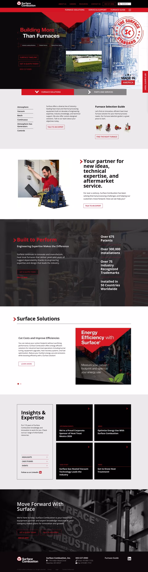 Surface-Combustion Homepage 1440px