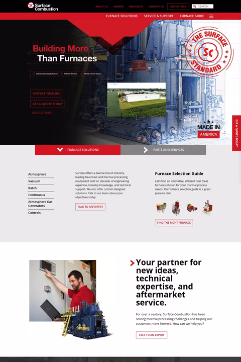 Surface-Combustion Homepage 1440px