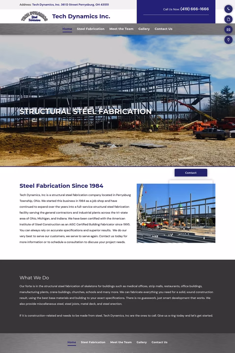 Tech-Dynamics Homepage 1440px