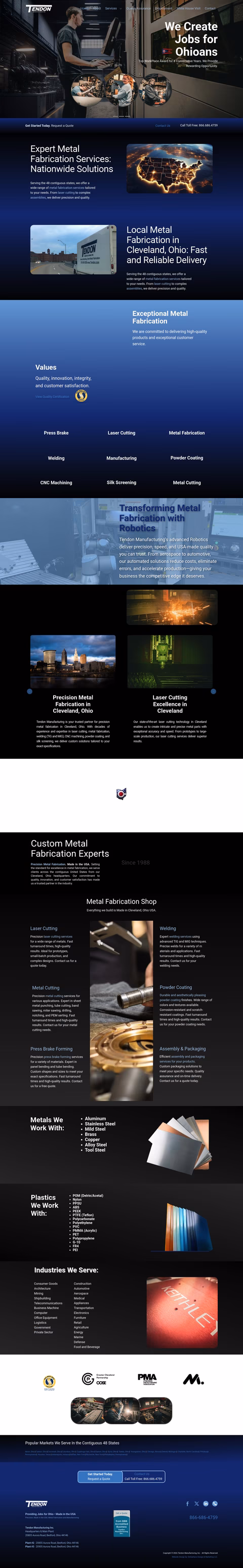 Tendon-Manufacturing Homepage 1440px