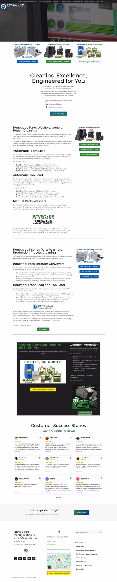 Service Line Inc Homepage 1440px