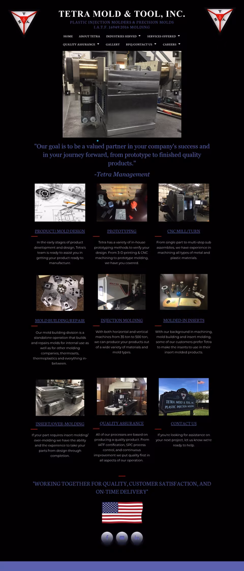 Tetra-Mold-Tool Homepage 1440px