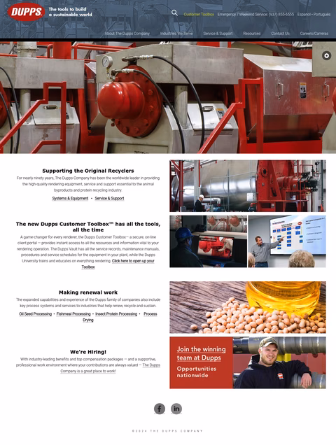 The-Dupps-Company Homepage 1440px