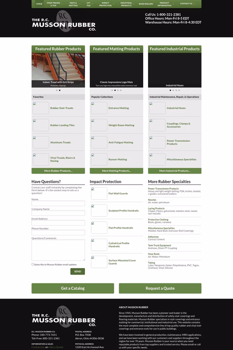 The-R-C-Musson-Rubber-Company Homepage 1440px