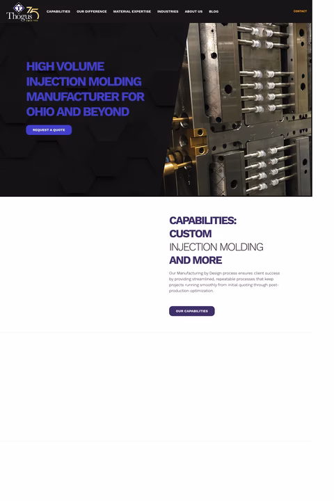 Thogus-Products Homepage 1440px