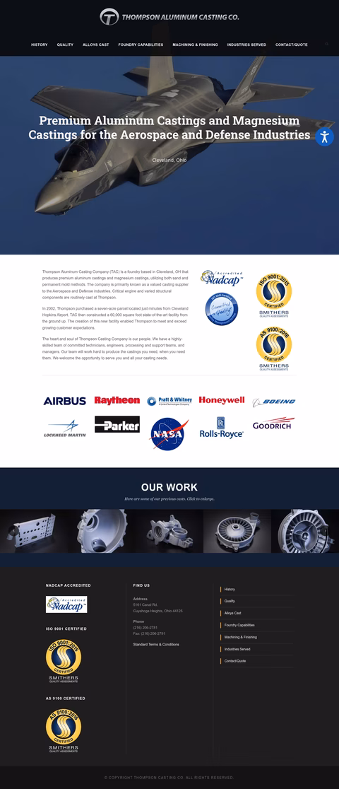 Thompson-Aluminum-Casting Homepage 1440px