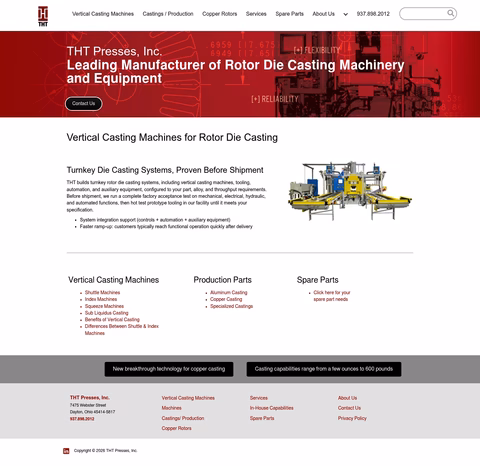 Tht-Presses Homepage 1440px