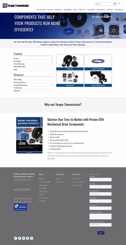 Torque-Transmission Homepage 1440px