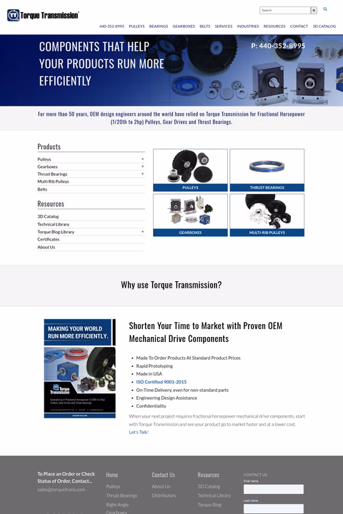 Torque-Transmission Homepage 1440px