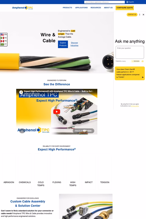 Tpc-Wire-Cable Homepage 1440px