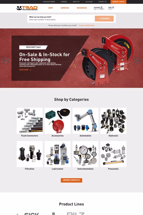 Triad-Technologies Homepage 1440px