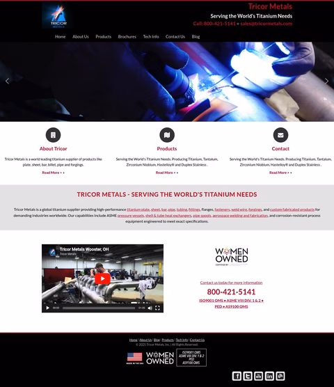 Tricor-Metals Homepage 1440px