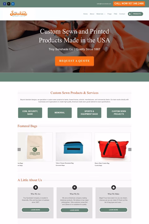 Troy-Sunshade-Company Homepage 1440px