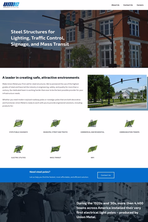 Union-Metal Homepage 1440px