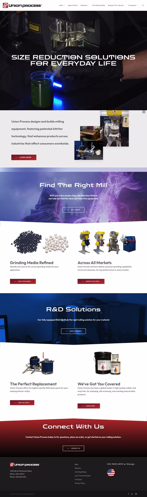 Union-Process Homepage 1440px