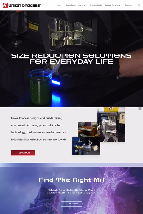 Union-Process Homepage 1440px