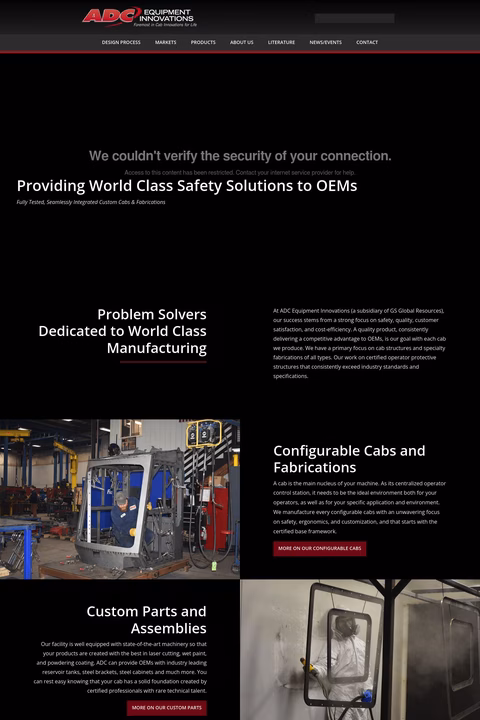 Adc Custom Products Homepage 1440px