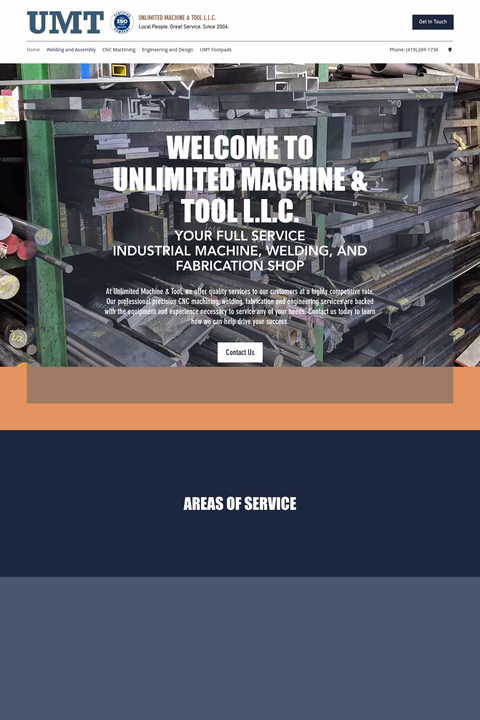 Unlimited-Machine-Tool Homepage 1440px