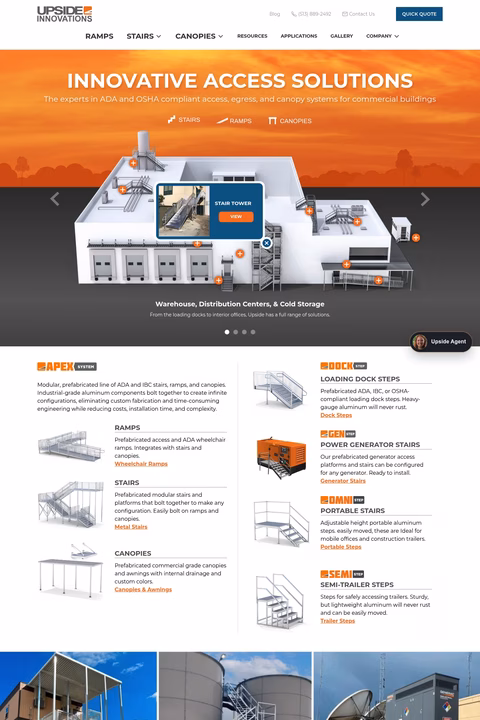 Upside-Innovations Homepage 1440px