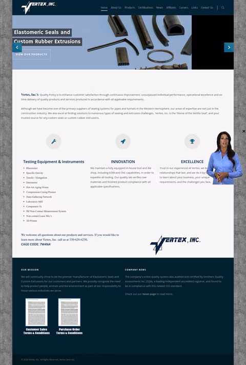 Vertex-Seals Homepage 1440px