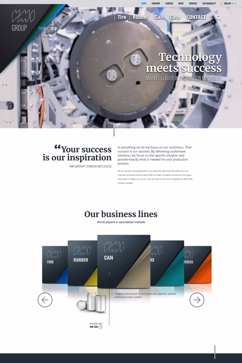 Vmi-Group Homepage 1440px