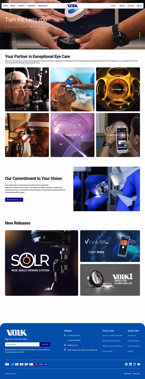 Volk-Optical Homepage 1440px