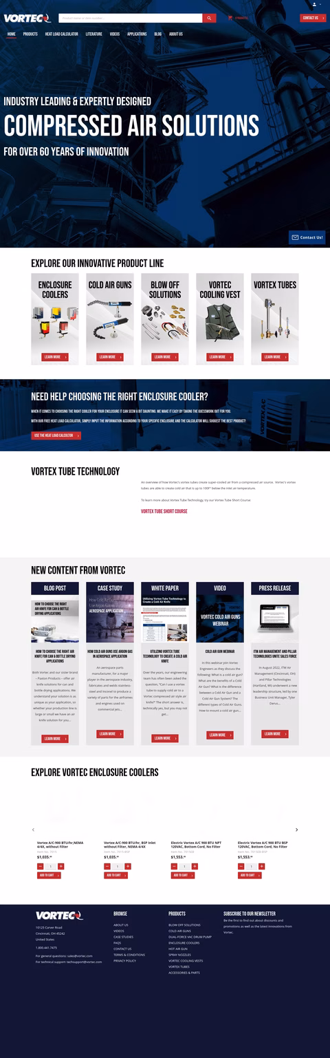 Vortec Homepage 1440px