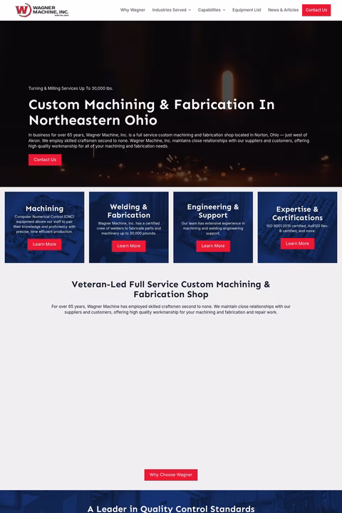 Wagner-Machine Homepage 1440px