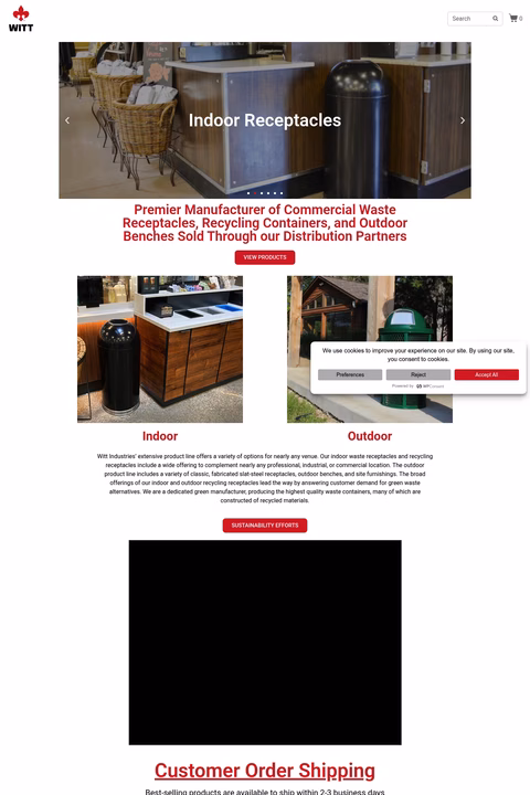 Witt-Industries Homepage 1440px