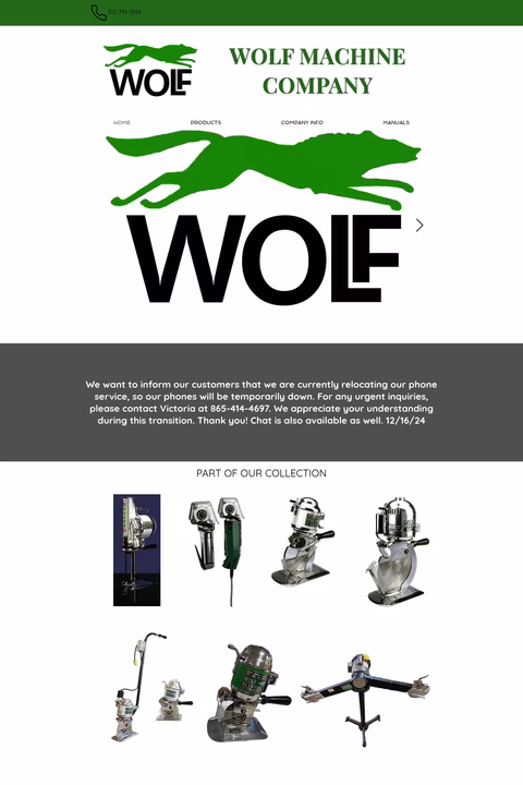 Wolf-Machine-Company Homepage 1440px