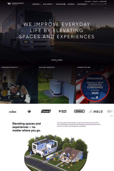 Worthington-Enterprises Homepage 1440px