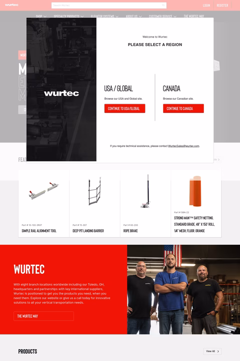 Wurtec Homepage 1440px