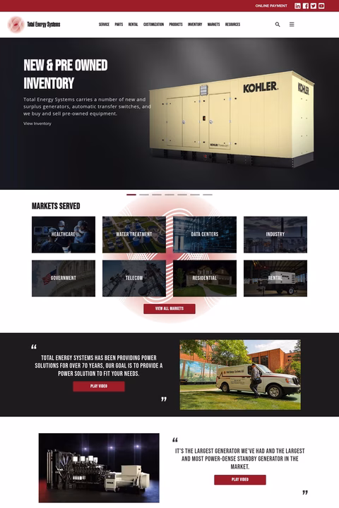 Total Energy Systems Homepage 1440px