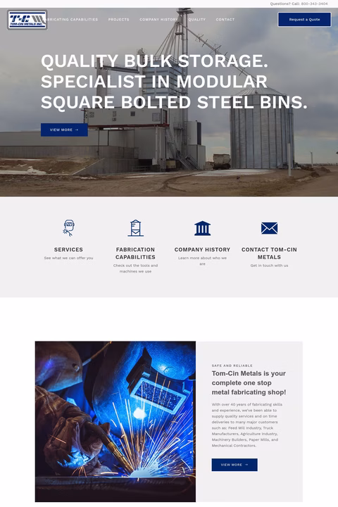 Tom Cin Metals Inc Homepage 1440px