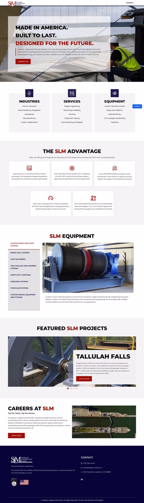 Superior Lidgerwood Mundy Homepage 1440px