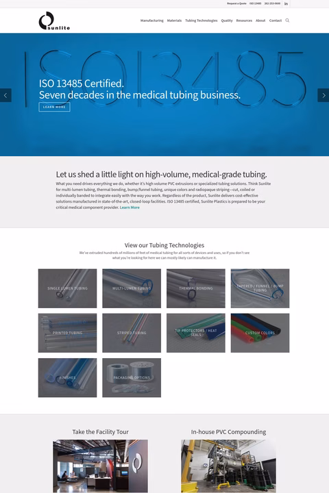 Sunlite Plastics Inc Homepage 1440px