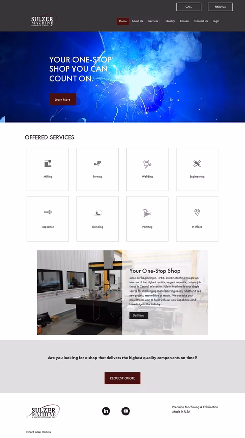 Sulzer Machine Manufacturing Homepage 1440px