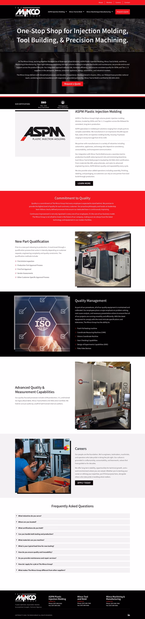 All-Service-Plastic-Molding Homepage 1440px