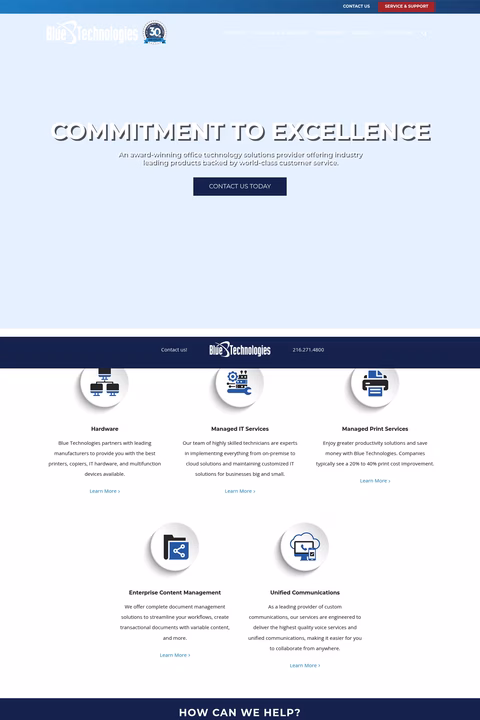 Blue-Technologies Homepage 1440px