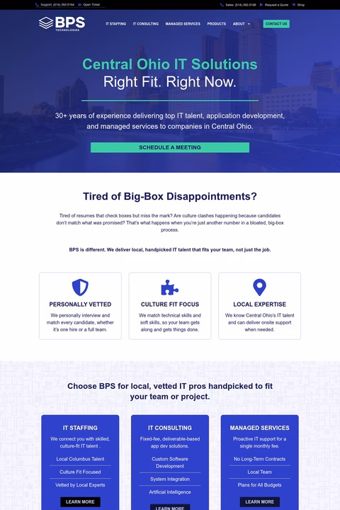 Bps-Technologies Homepage 1440px