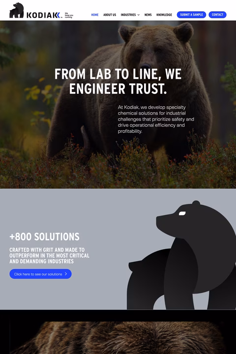 Kodiak-Chemical Homepage 1440px