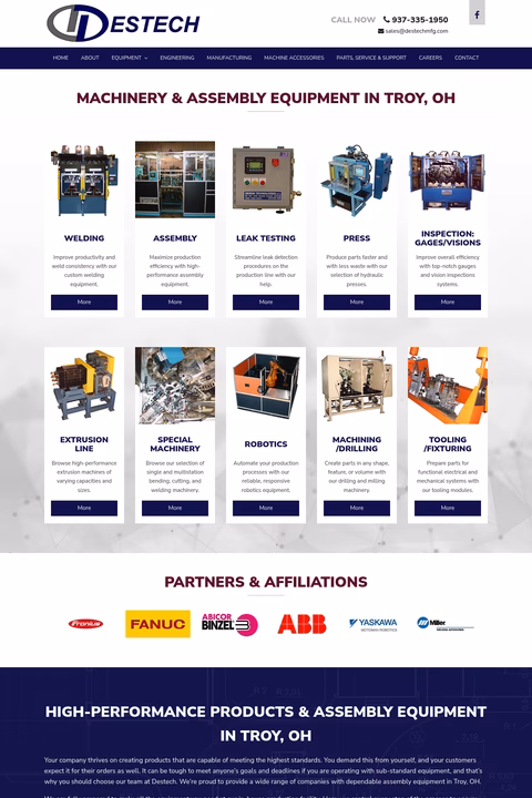 Design-Technologies-Manufacturing Homepage 1440px