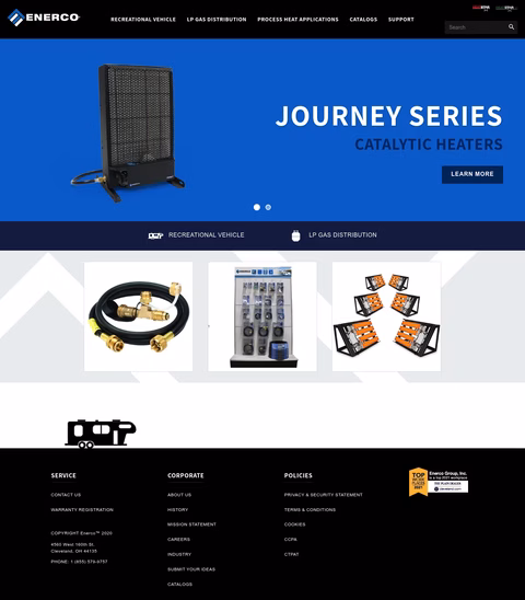 Enerco Homepage 1440px